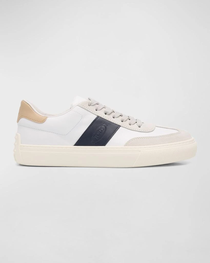 Tod's Men's Leather and Suede Low-Top Sneakers 1