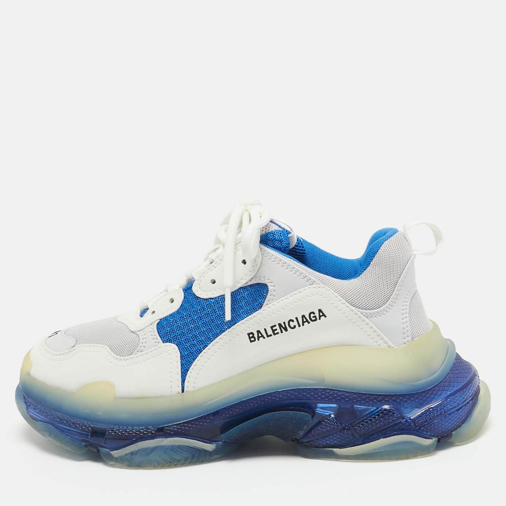 スニーカー Triple S leather and Mesh Sneakers Balenciaga Triple S leather and Mesh Sneakers - Runway Catalog