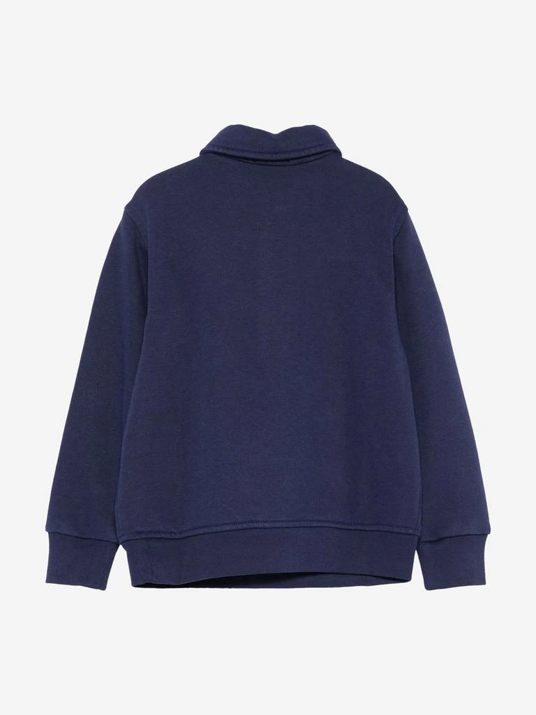 Ralph Lauren Kids Boys Half Zip Sweatshirt in Navy 2