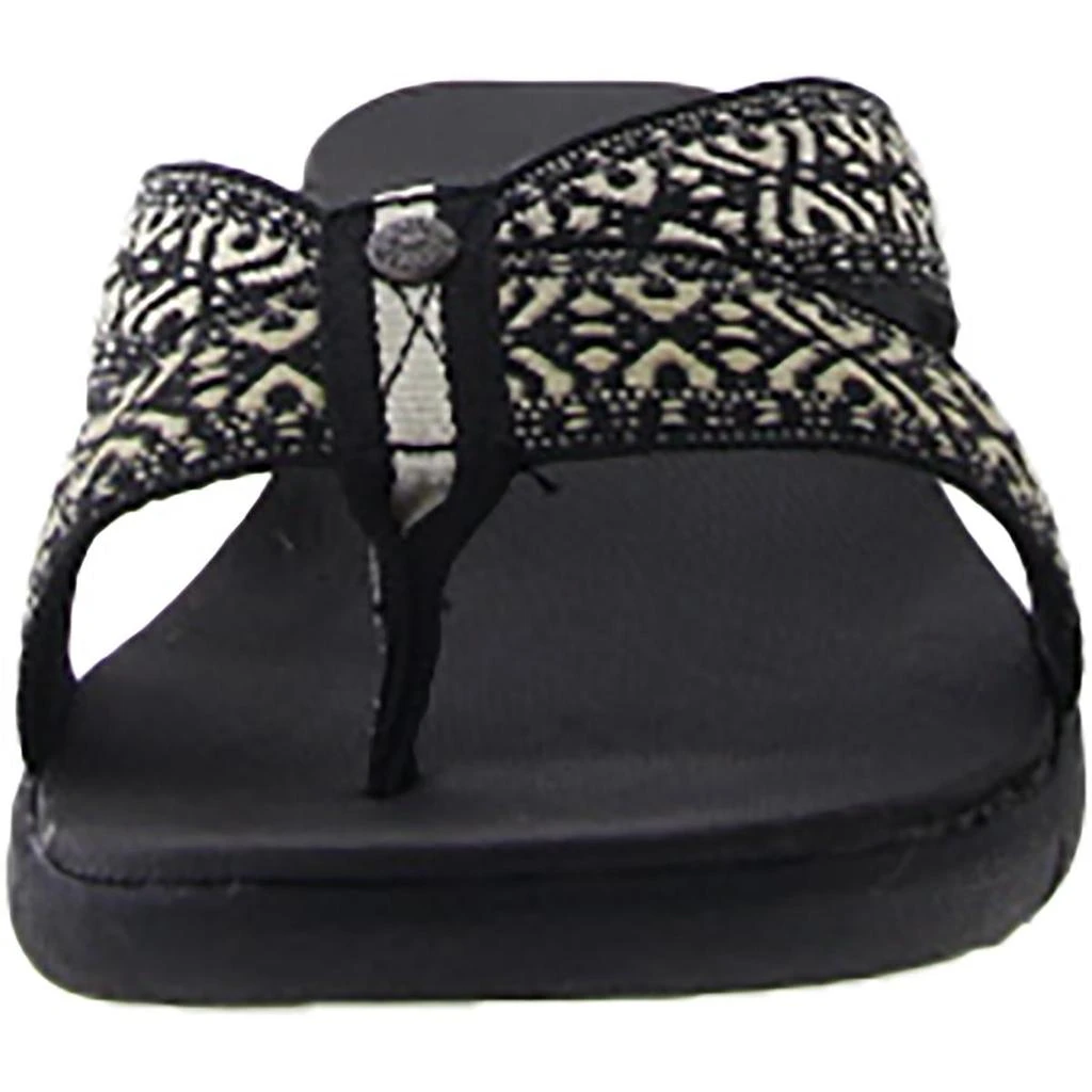 Bearpaw Juniper Womens Printed Slip On Thong Sandals 2