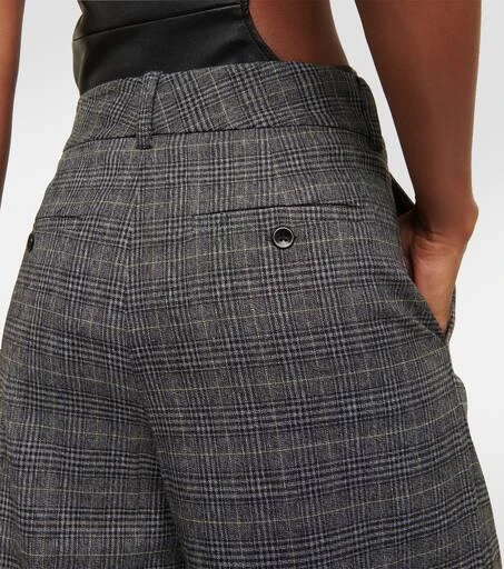 Proenza Schouler White Label checked wide-leg pants 6
