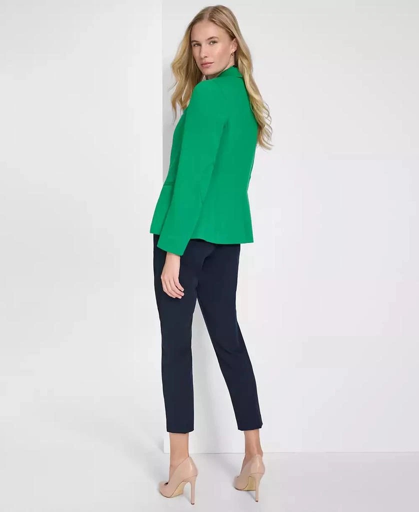 Tommy Hilfiger Women's Scuba Peak-Lapel Long-Sleeve Blazer 7