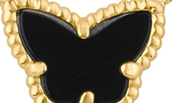 Kenneth Jay Lane CZ Pavé Butterfly
Clover Drop Pendant Necklace 3