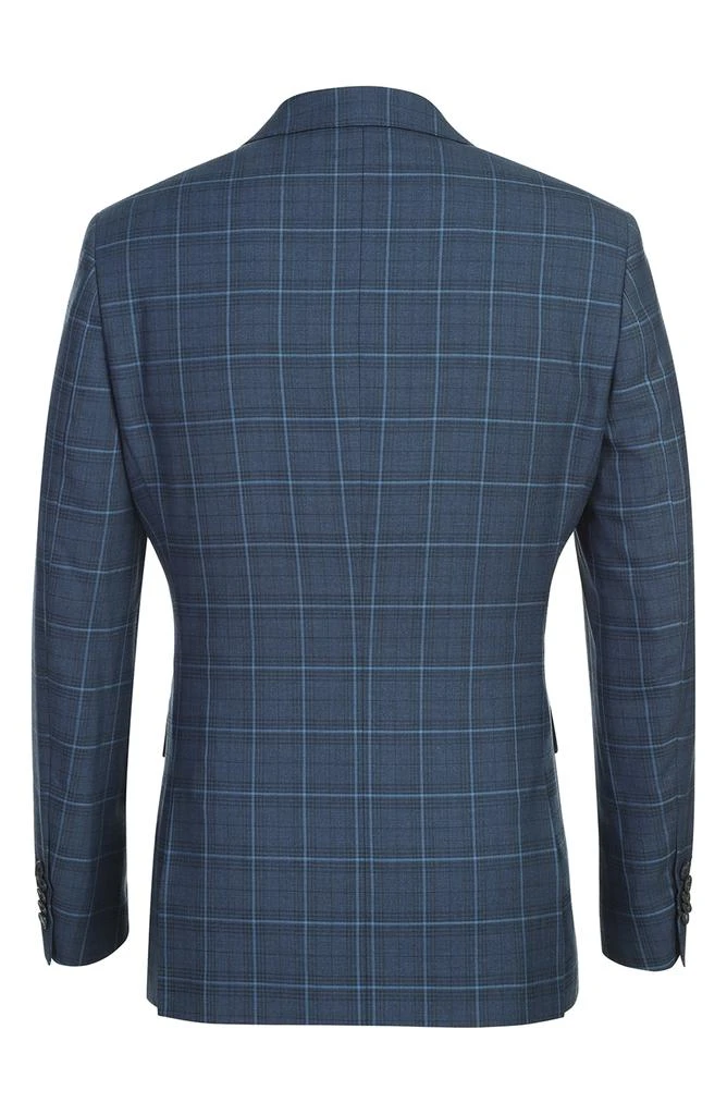English Laundry Windowpane Blue Mélange Suit 4
