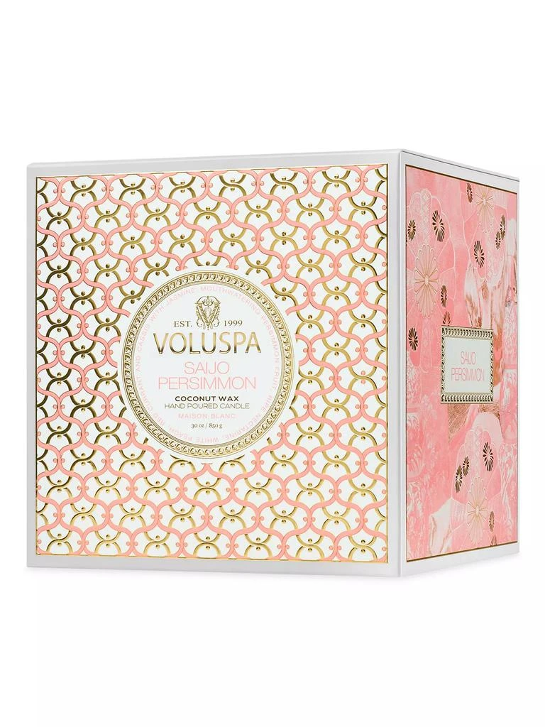 Voluspa Saijo Persimmon Luxe Candle 3