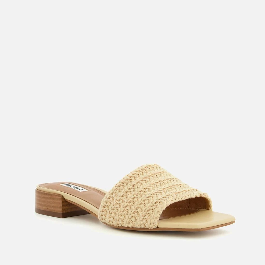 Dune Dune London Lilley Raffia Woven Mules 2