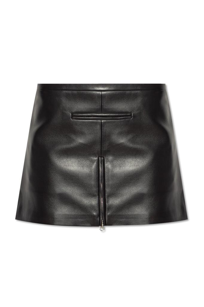 Courrèges Leather skirt