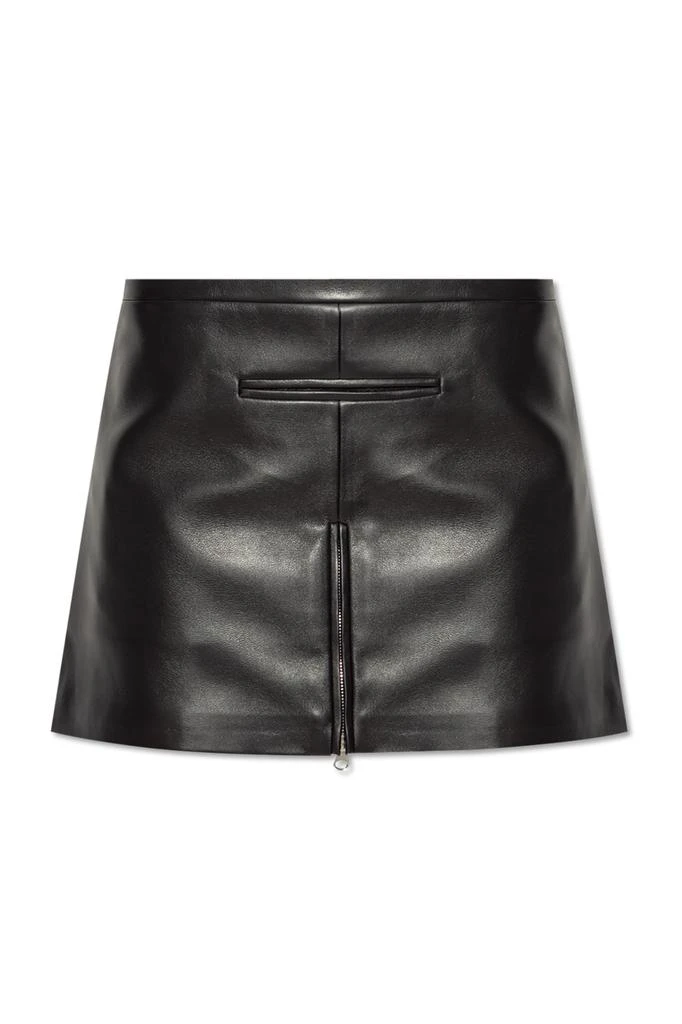 Courrèges Leather skirt 1