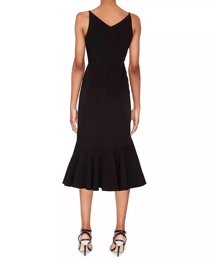 WHITE TIE by Shani Shani Women's Laser Cut Flounce-Hem Midi Dress 3