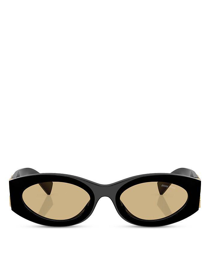 Miu Miu Oval Sunglasses, 54mm