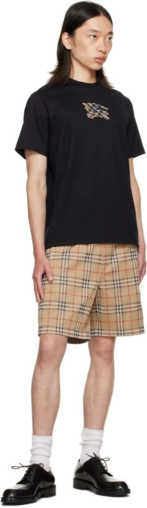 Burberry Beige Check Shorts 4