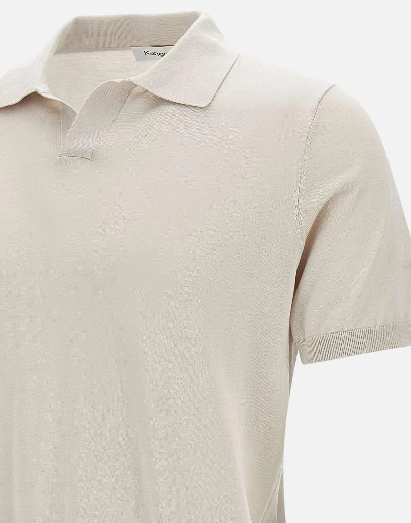 KANGRA Silk and cotton polo shirt 4