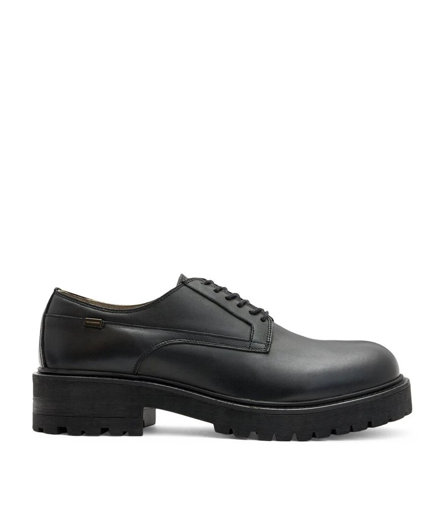 ALL SAINTS Leather Hank Derby Shoes 1