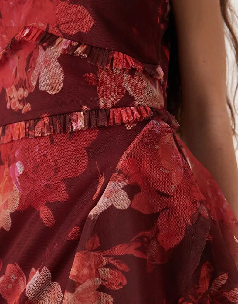 chinese dress ladies Amazon.com: Runway Summer Mesh Cake Party Dress Women Beaded V Neck Lace  Trims Layered Ruffles Flower Print Long Pink XS : Clothing, Shoes & Jewelry