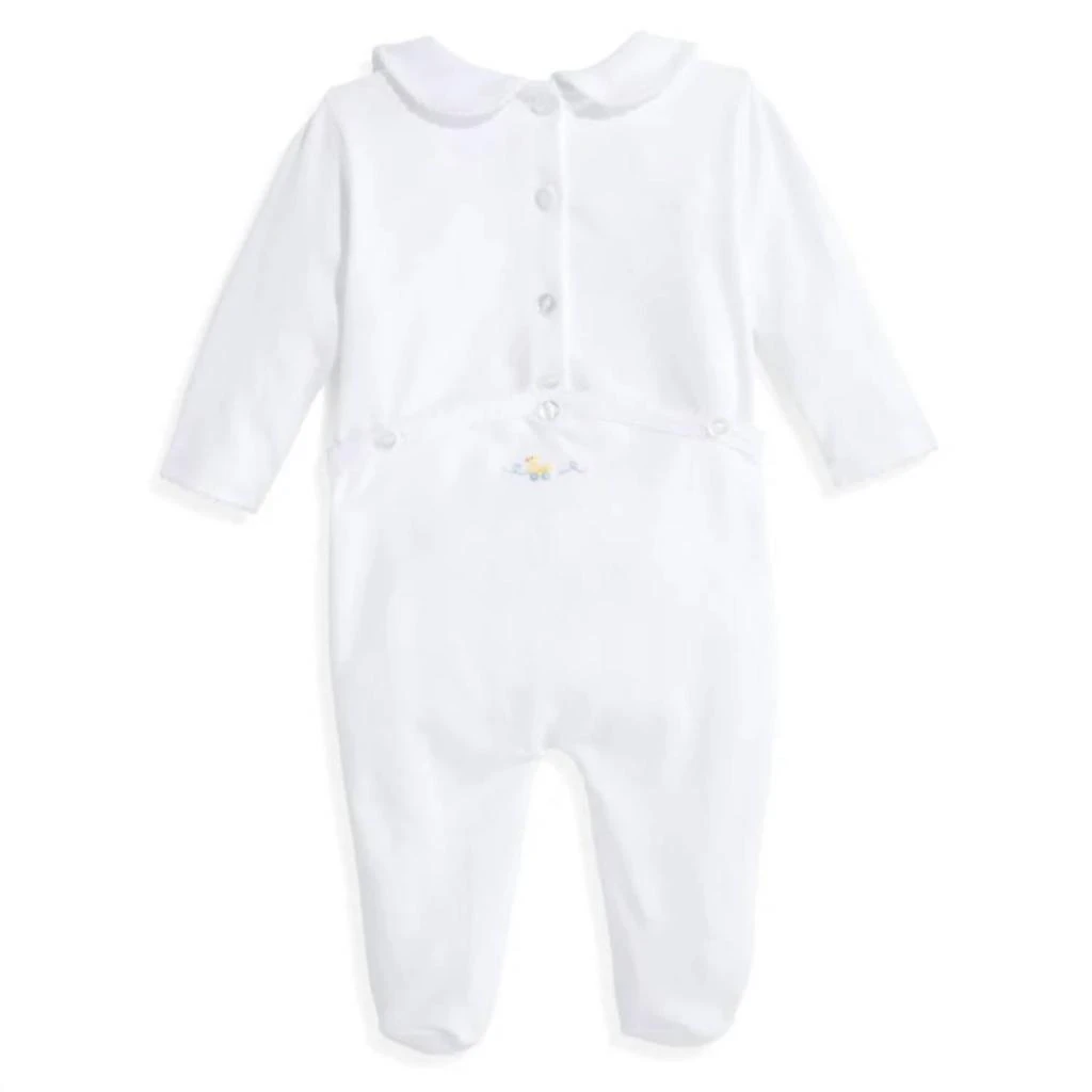 Bella Bliss Bella Bliss - Embroidered Collared Pima Footie 3