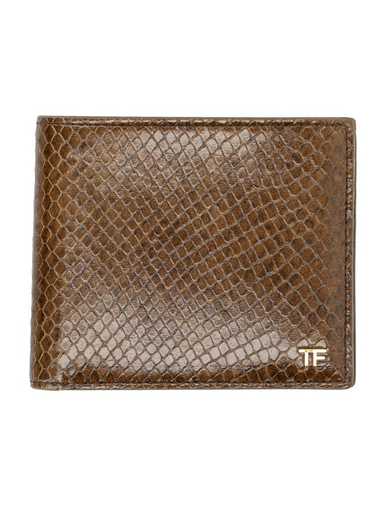 Tom Ford Printed Python Classic Bifold Wallet