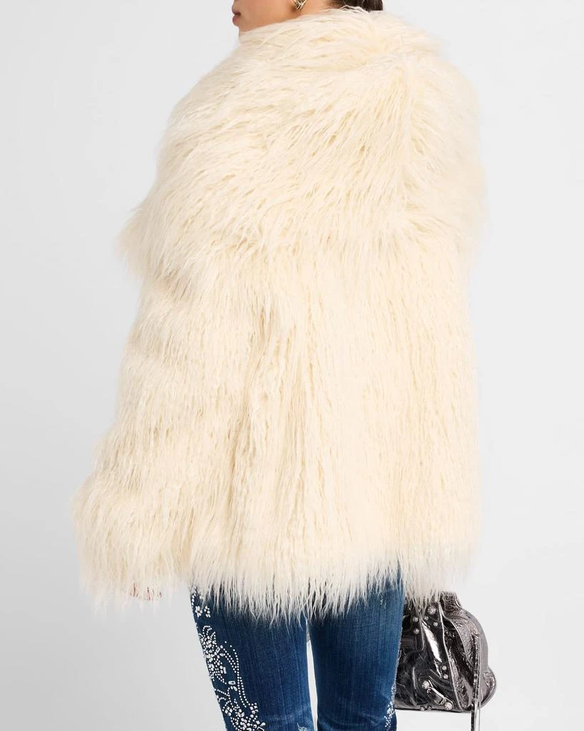 Cout De La Liberte Cory Embellished Faux Fur Coat 3