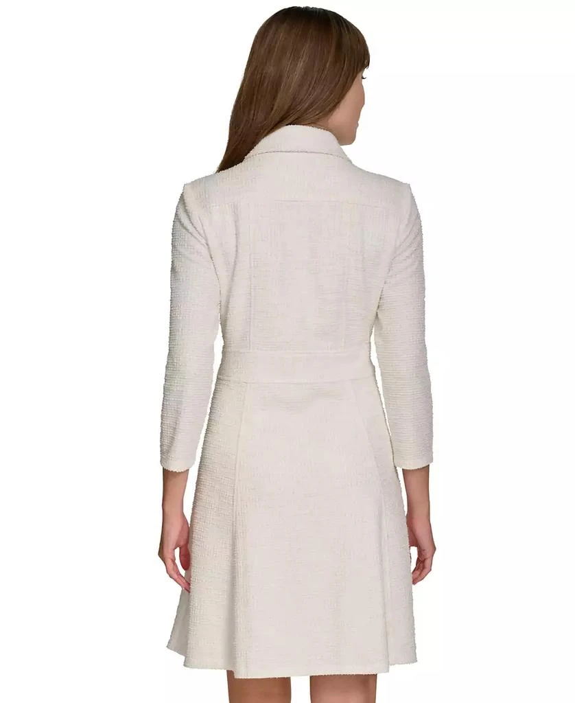 Tommy Hilfiger Women's Boucle Fit & Flare Dress 2