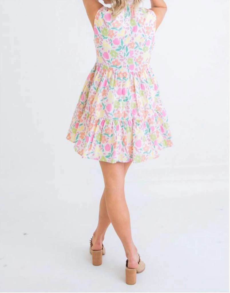 Karlie Karlie - FLORAL TIER VNECK DRESS 2