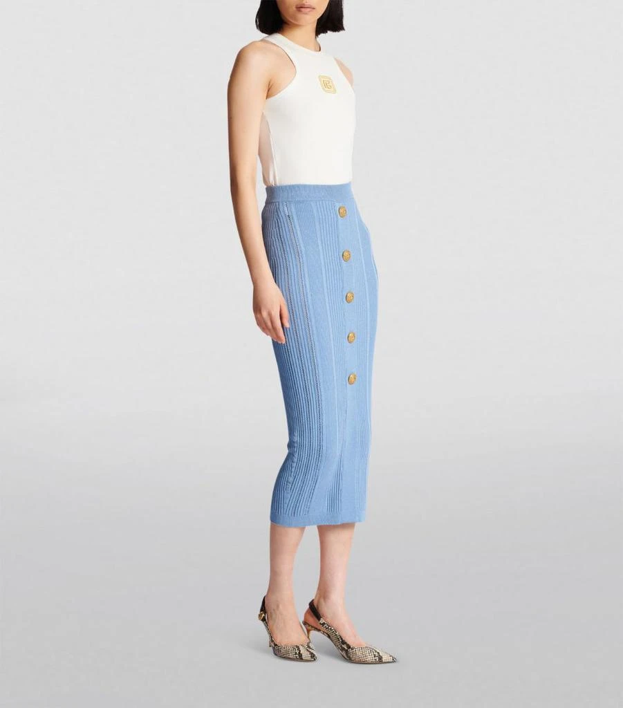 Balmain Knitted Pencil Skirt - Dresses & Skirts - BeyondStyle