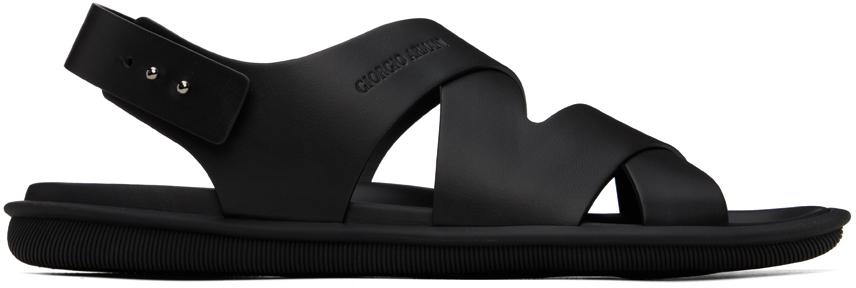 ジョルジオアルマーニ Giorgio Armani Cross Sandals ジョルジオ アルマーニ x 10 Corso Como フラットサンダル