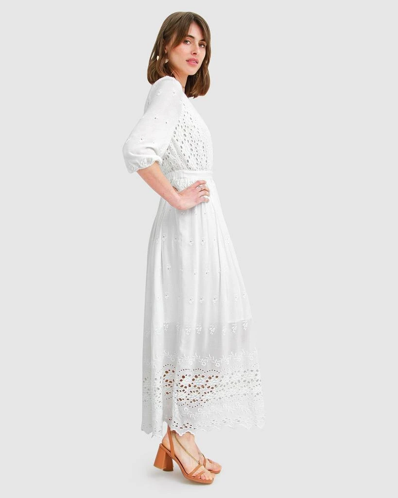 Belle & Bloom All Eyes On Me Midi Dress - White 4