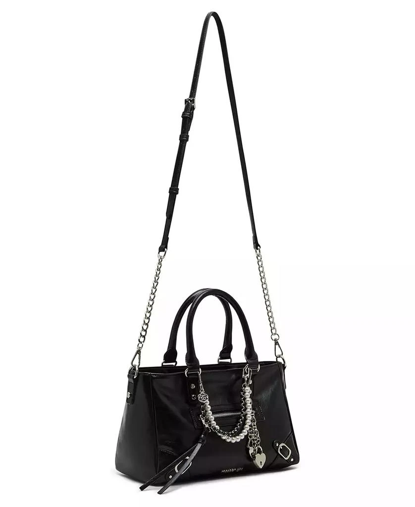 Madden Girl Violett Small Zipper Satchel Bag 3