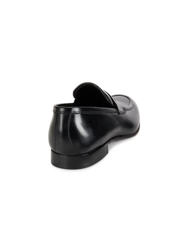 Saks Fifth Avenue Leather Penny Loafers 3