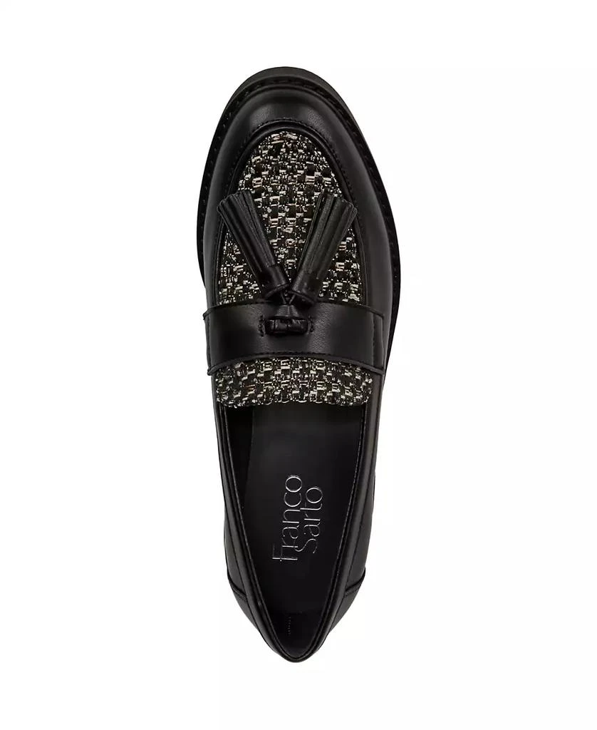 Franco Sarto Women
s Carolynn Lug Sole Tassel Loafers 4