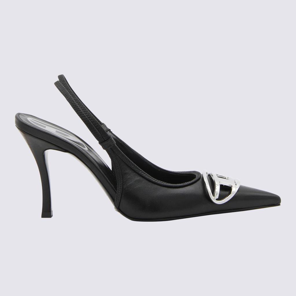 Diesel Diesel Black Leather Pumps
