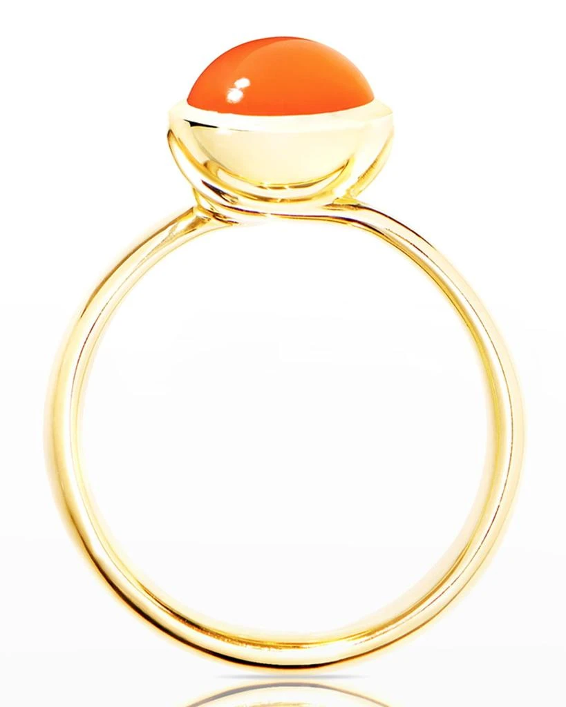 Tamara Comolli Bouton 18k Yellow Gold Carnelian Ring 3