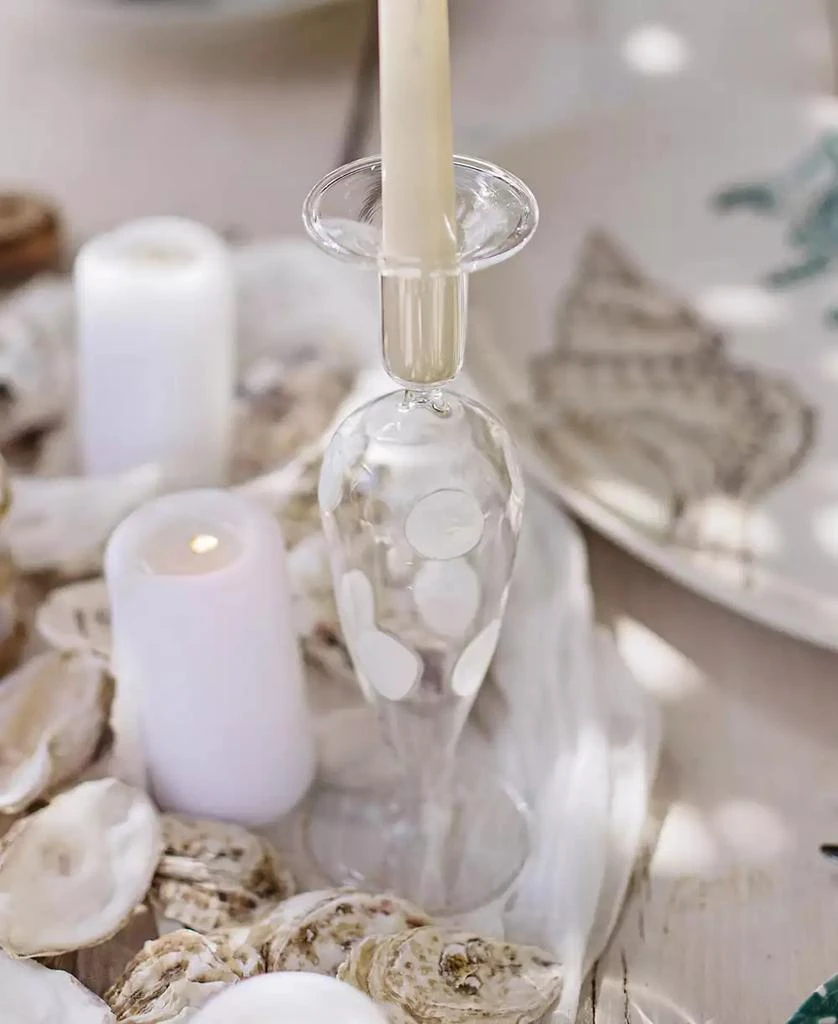 VIETRI Drop 9.5" Candlesticks, Set of 2 3