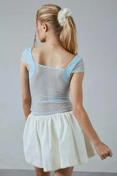 Kimchi Blue Kimchi Blue Bridgette Heart Dotted Mesh Top 2