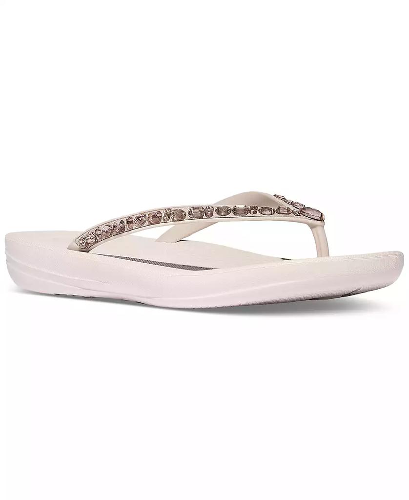 FitFlop Women's Iqushion Embellished Ergonomic Flip Flop Sandals