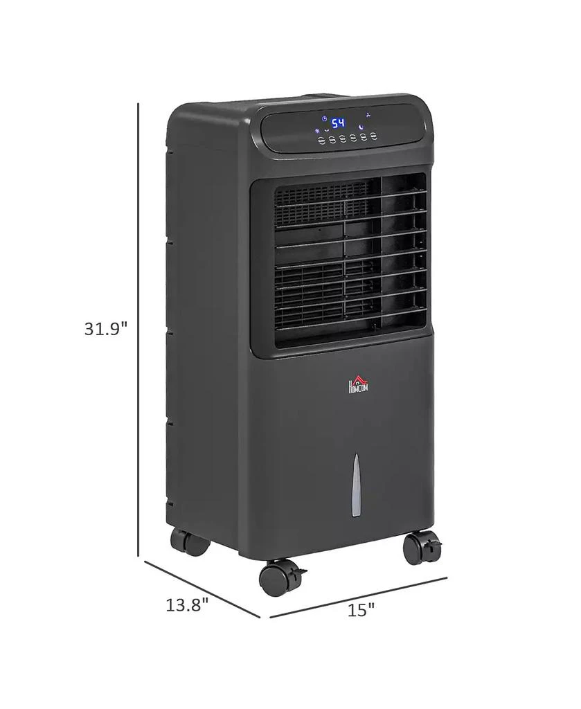 HOMCOM 3-In-1 Mobile Evaporative Air Cooler with Remote Oscillating 3