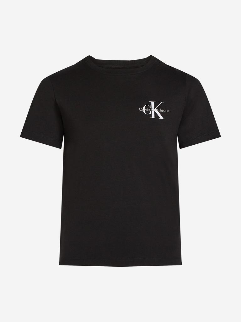 Calvin Klein Kids Chest Monologo T-Shirt in Black
