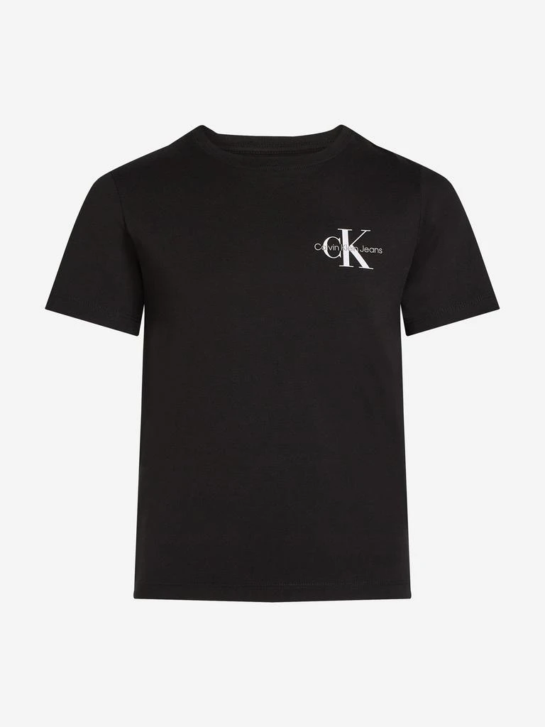 Calvin Klein Kids Chest Monologo T-Shirt in Black 1