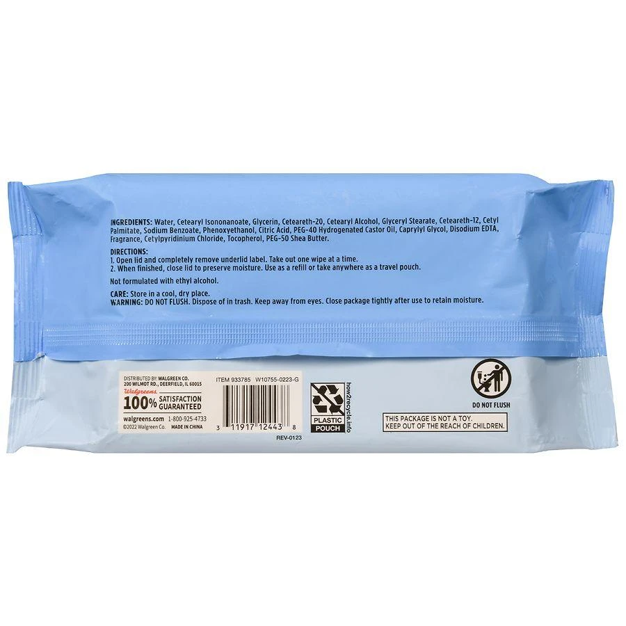 Walgreens Shea Butter Wipes 64 4