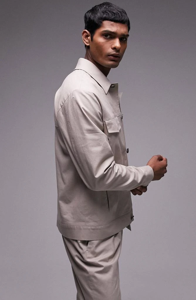 Topman Linen Blend Jacket 3