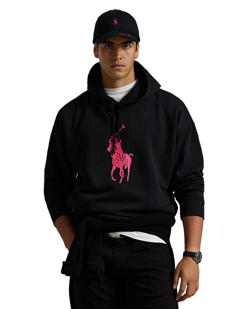 Ralph Lauren Cotton Blend Big Pink Pony Hoodie - Hoodies - Free