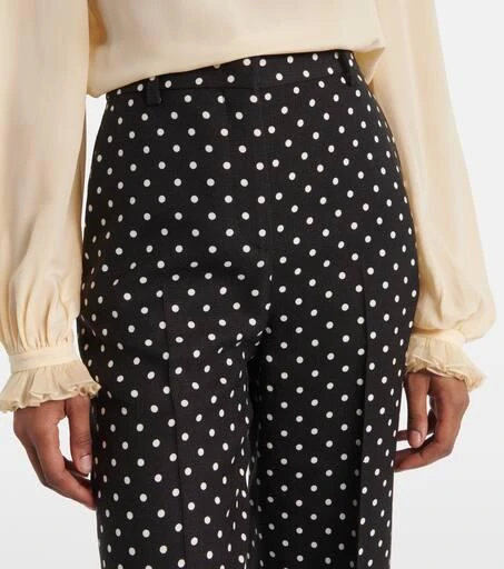 Valentino Polka-dot straight pants 4