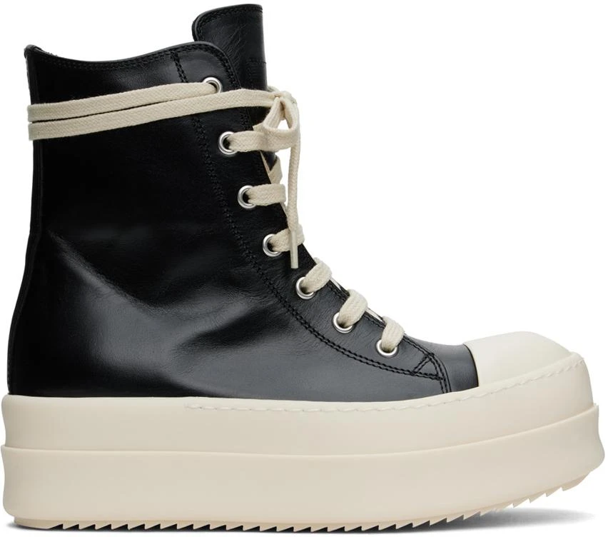 Rick Owens Black Porterville Mega Bumper Sneaks Sneakers 1