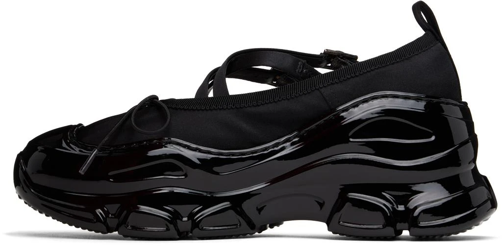 Simone Rocha Black Classic Criss Cross Tracker Ballerina Flats 3