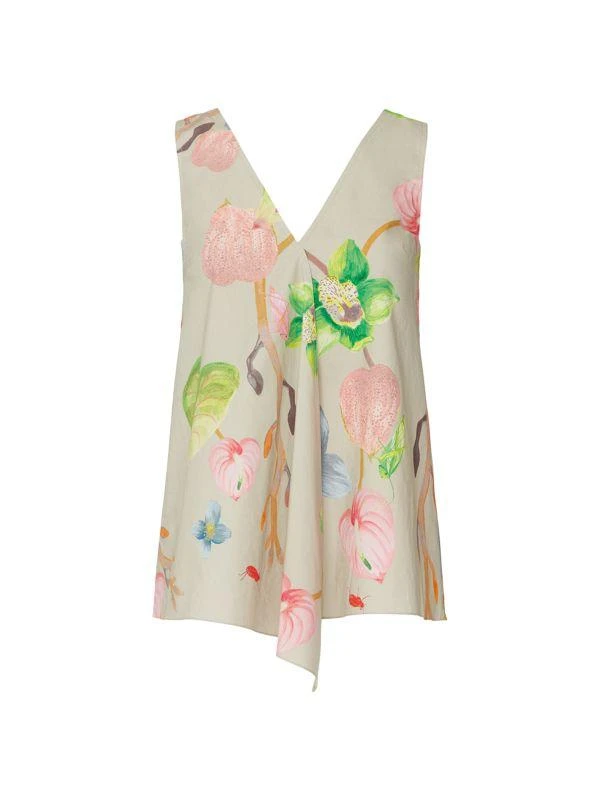 Tibi Floral Poplin Top 4