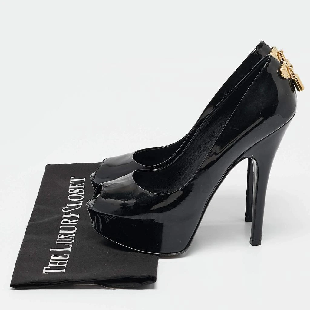 Louis Vuitton Louis Vuitton Black Patent Leather Oh Really! Pumps Size 37.5 9
