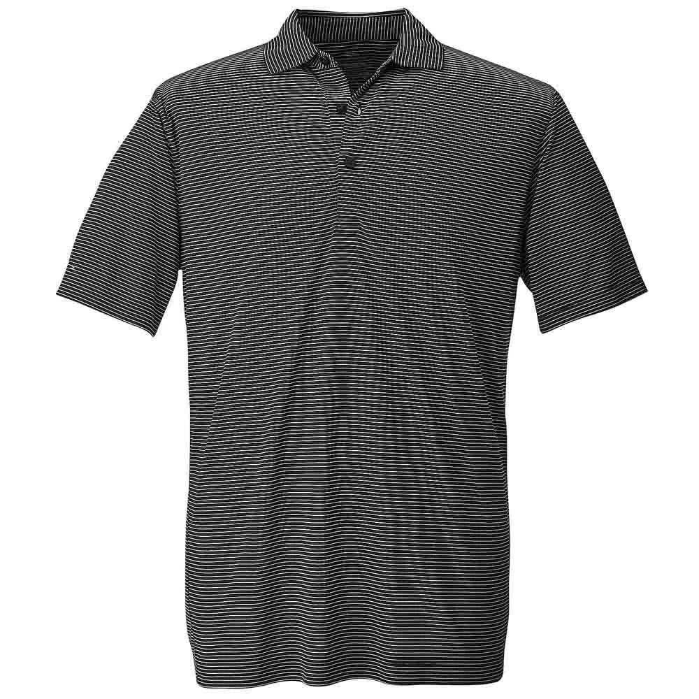 Page & Tuttle Two Color Feedstripe Short Sleeve Polo Shirt 1
