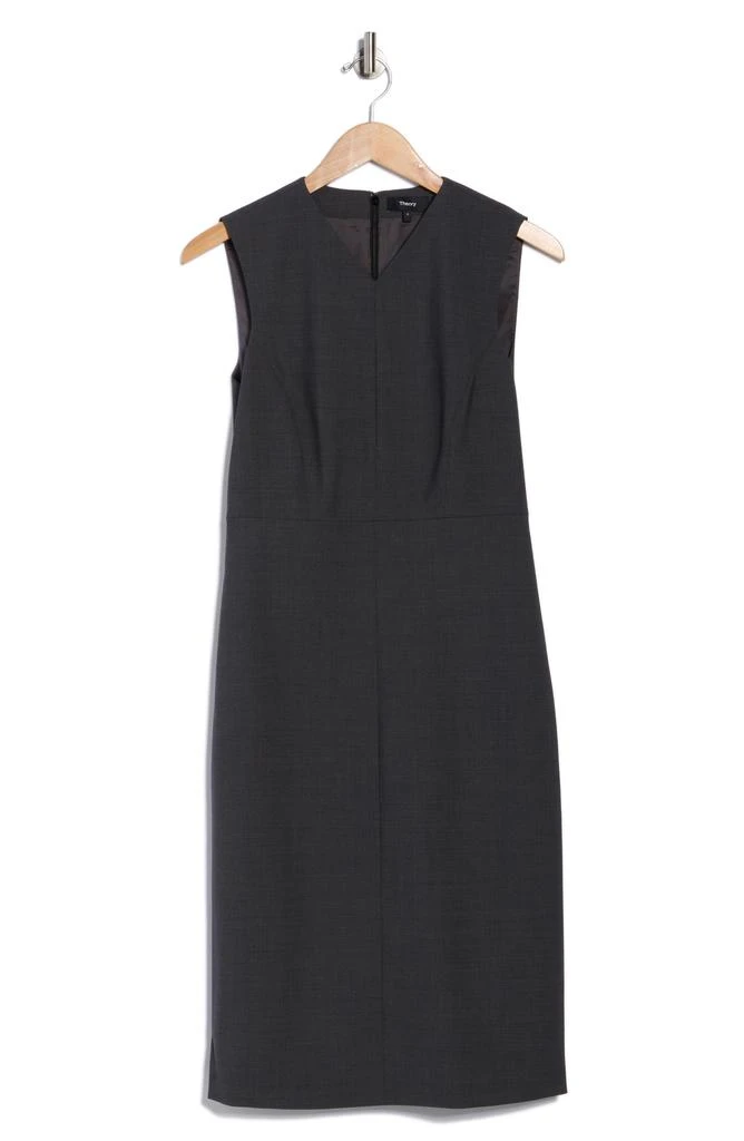 Theory Miyani Wool Blend Sheath Dress 3