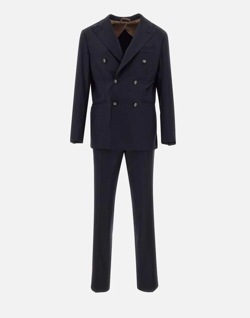 BARBA Virgin wool two-piece suit 1