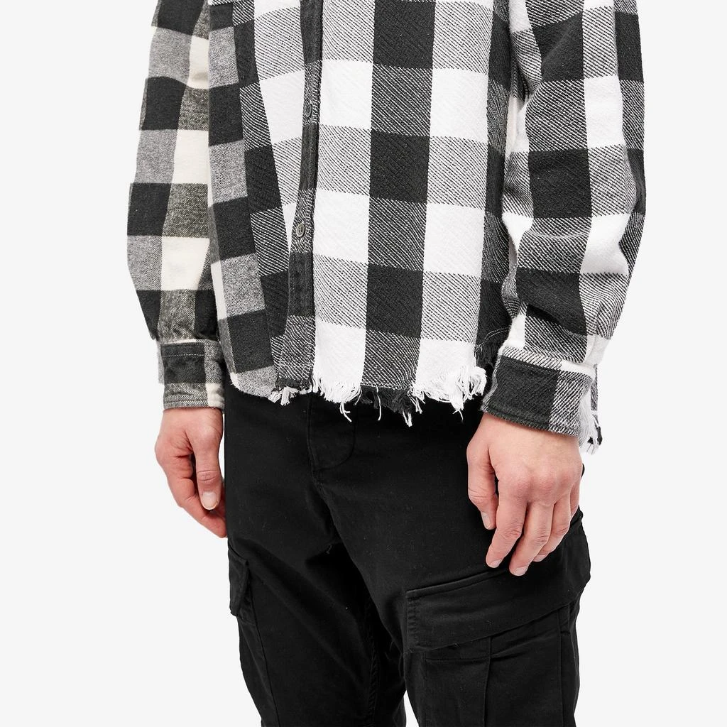 John Elliott John Elliott Silverado Paneled Plaid Shirt 5