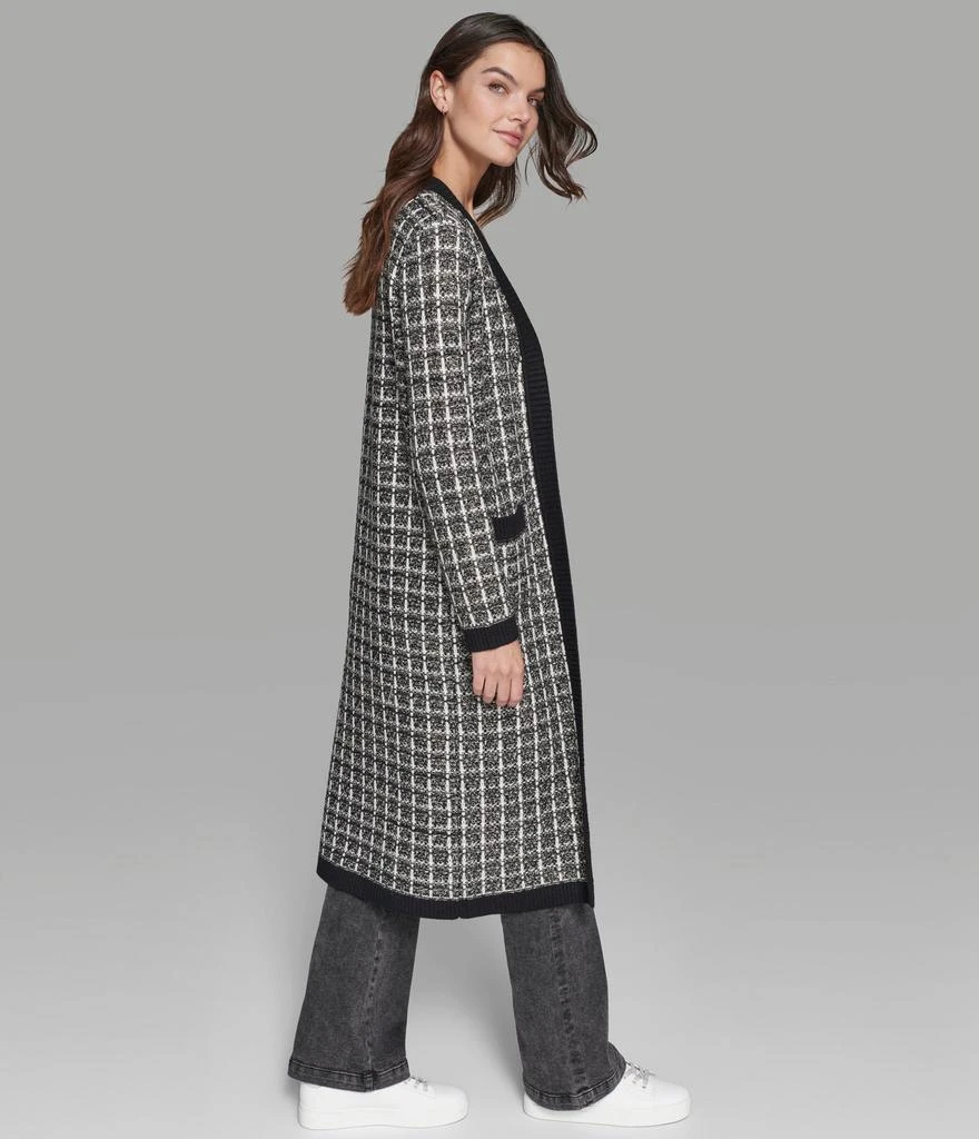 Karl Lagerfeld Paris TWEED DUSTER CARDIGAN 4